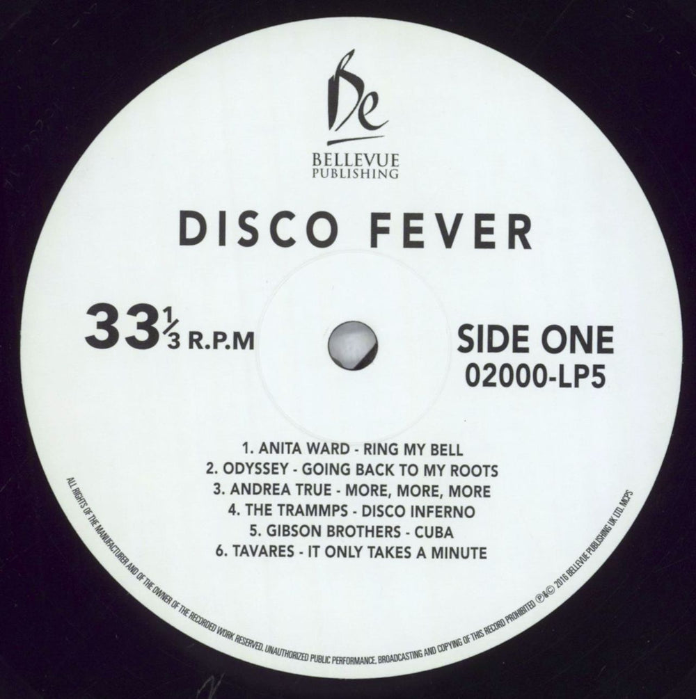 Various-Pop Disco Fever UK vinyl LP album (LP record) 7VALPDI825593