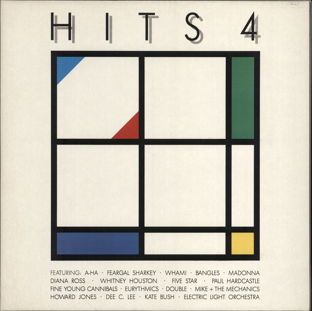 Various-Pop Hits 4 German 2-LP vinyl record set (Double LP Album) HITS4