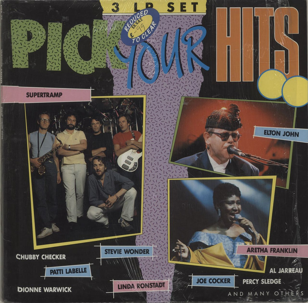 Various-Pop Pick Your Hits US 3-LP vinyl record set (Triple LP Album) HRR229