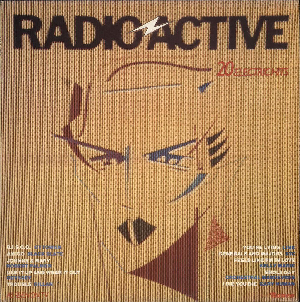 Various-Pop Radio Active UK vinyl LP album (LP record) RTL2049