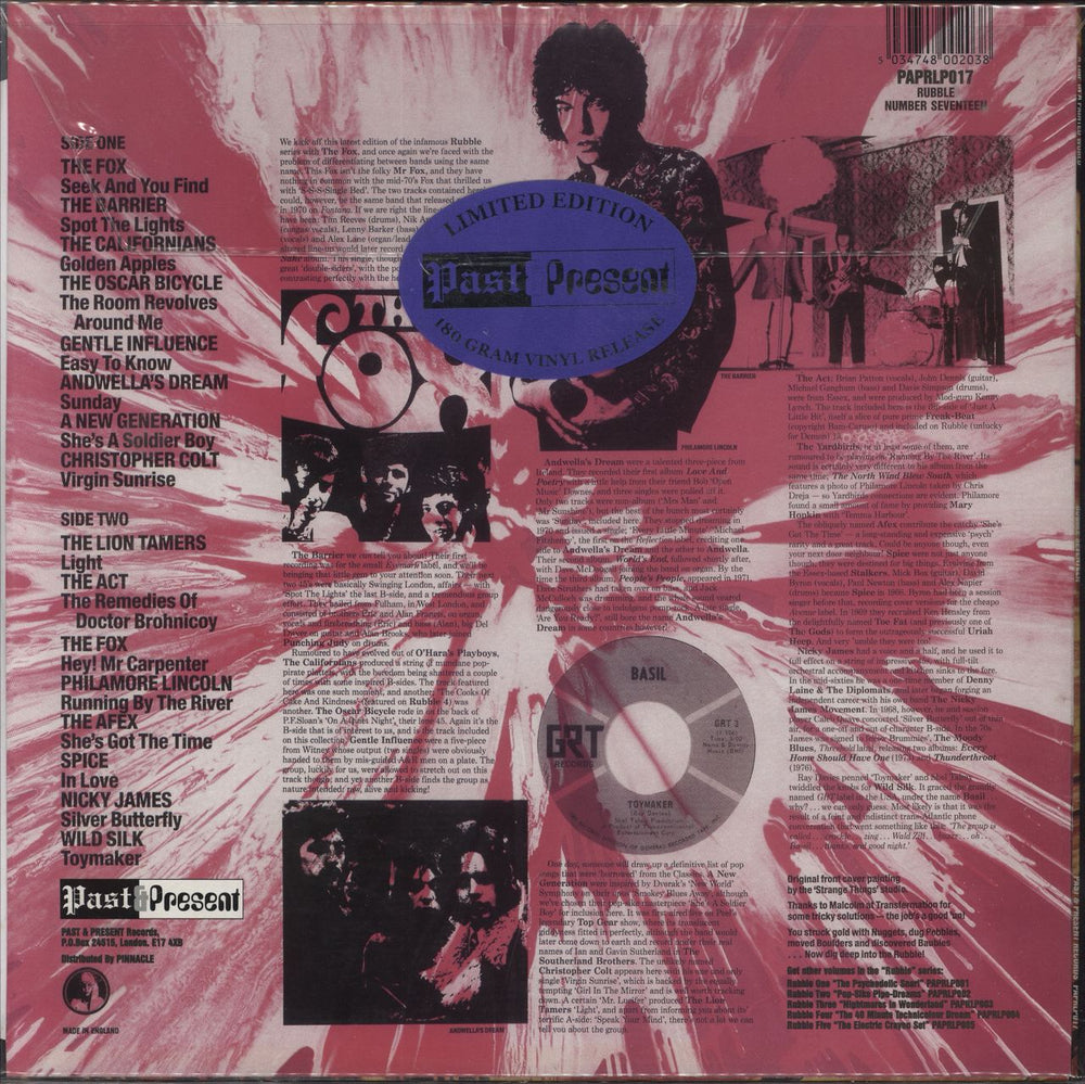 Various-Prog & Psych Rubble Volume Seventeen - A Trip In A Painted World UK vinyl LP album (LP record)