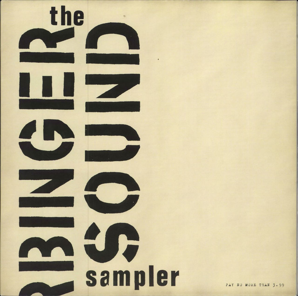 Various-Punk & New Wave The Harbinger Sound Sampler UK 2-LP vinyl record set (Double LP Album) HARBINGER000