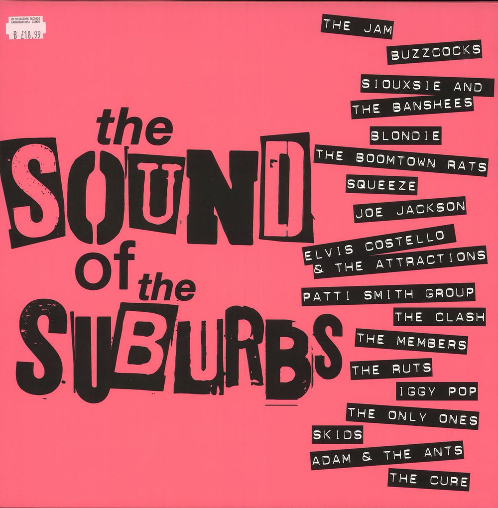 Various-Punk & New Wave The Sound Of The Suburbs UK vinyl LP album (LP record) 600753898734