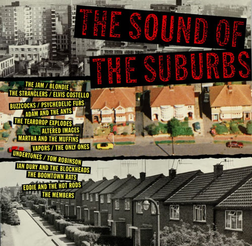 Various-Punk & New Wave The Sound Of The Suburbs UK vinyl LP album (LP record) MOOD18