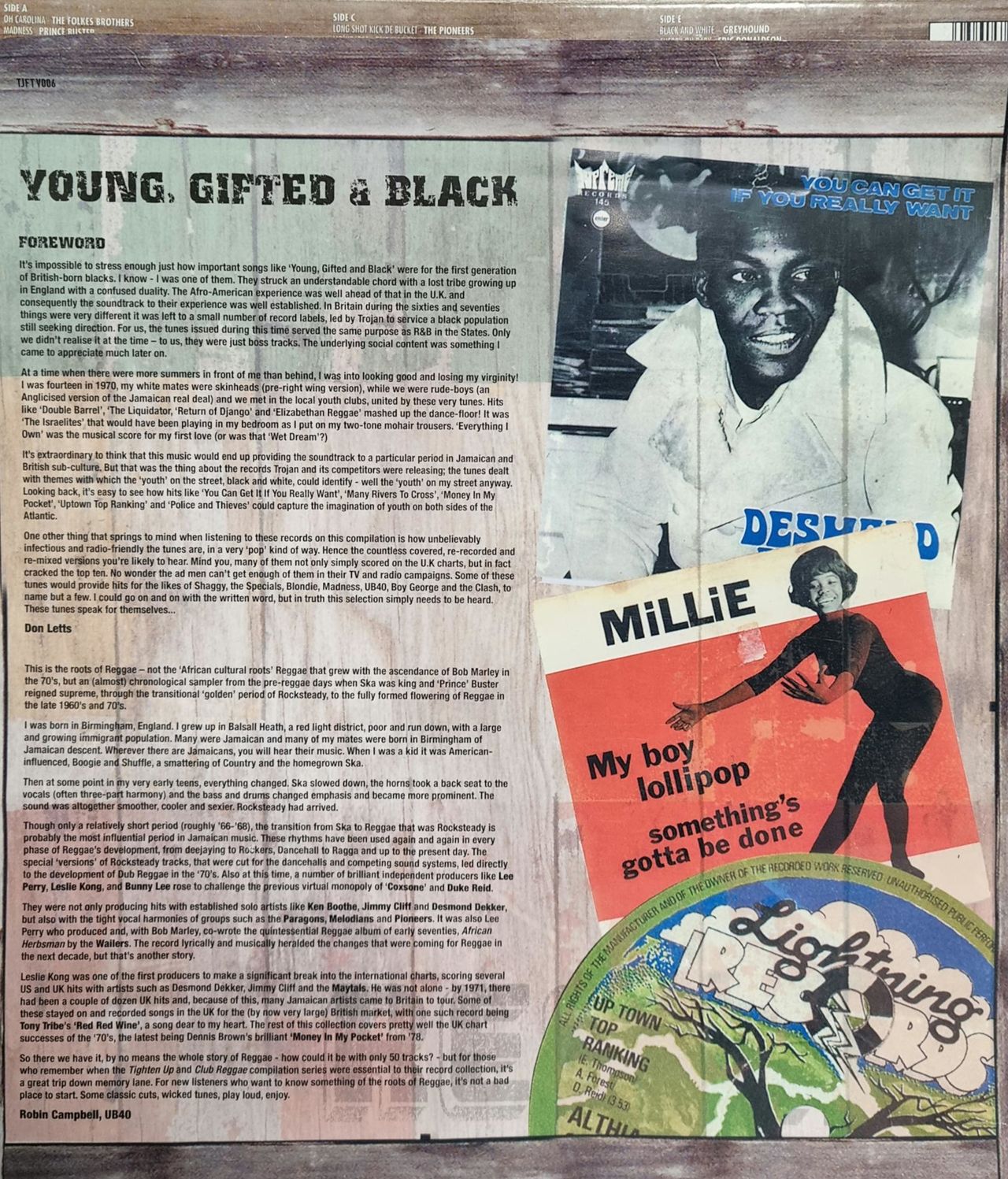 Various-Reggae & Ska Young Gifted And Black UK Vinyl Box Set 5050159900619