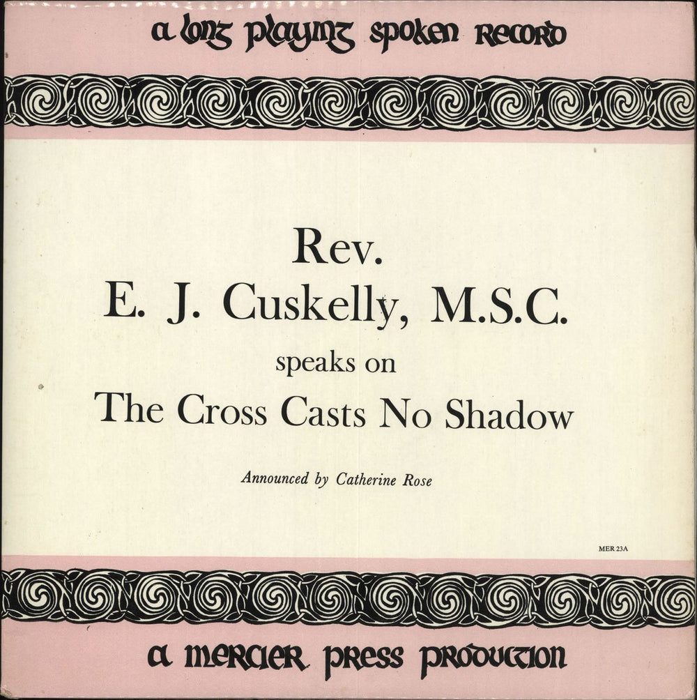 Various-Religious The Cross Casts No Shadow / Intimacy With Jesus Irish vinyl LP album (LP record) MER23