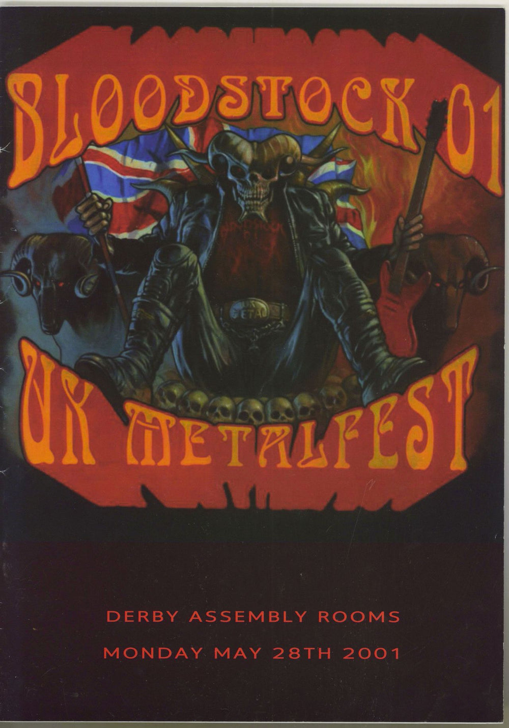 Various-Rock & Metal Bloodstock 01 UK Metalfest UK tour programme GIG PROGRAMME