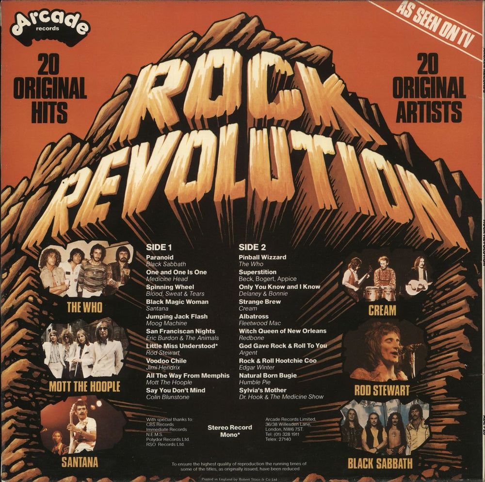 Various-Rock & Metal Rock Revolution UK vinyl LP album (LP record)