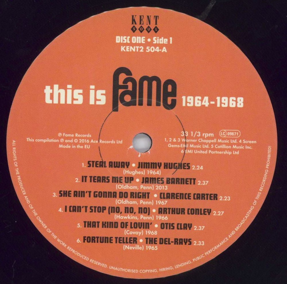 Various-Soul & Funk This is Fame 1964 - 1968 UK 2-LP vinyl record set (Double LP Album) SJF2LTH817763