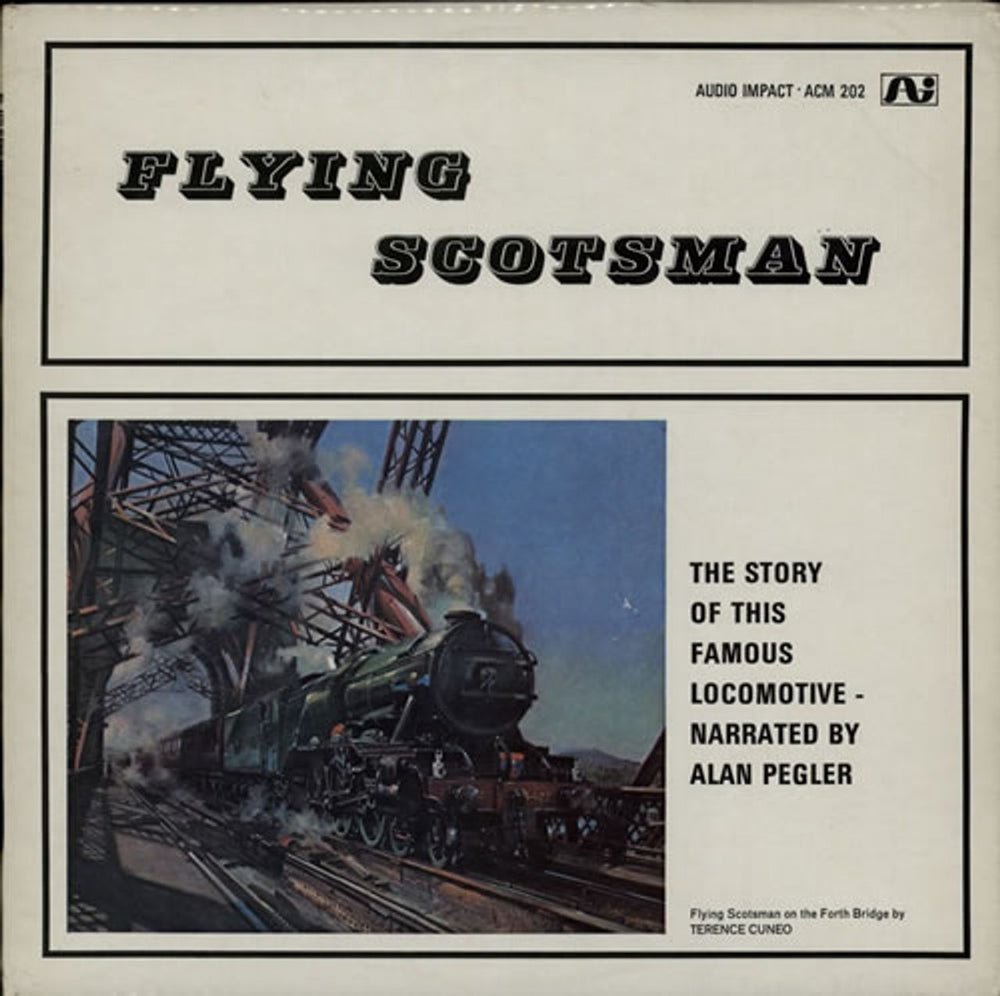 Various-Trains Flying Scotsman UK vinyl LP album (LP record) ACM202