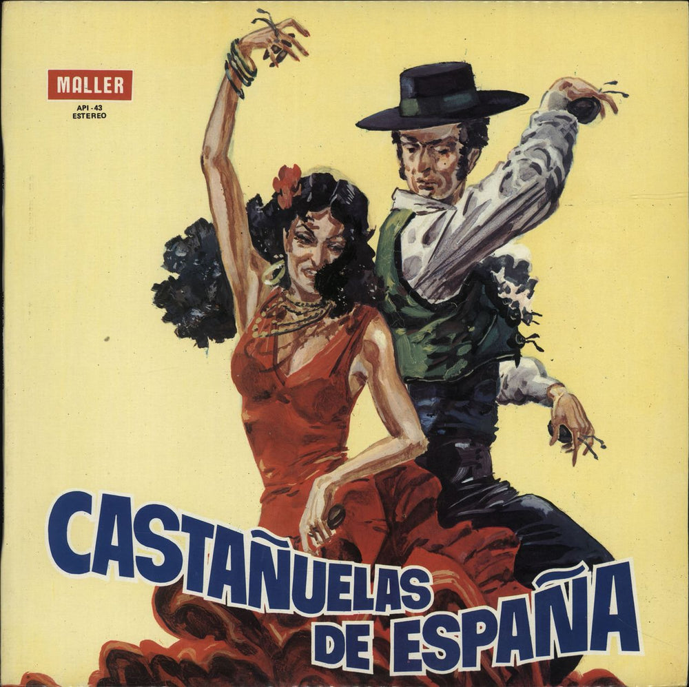 Various-World Music Castañuelas De España Spanish vinyl LP album (LP record) API-43