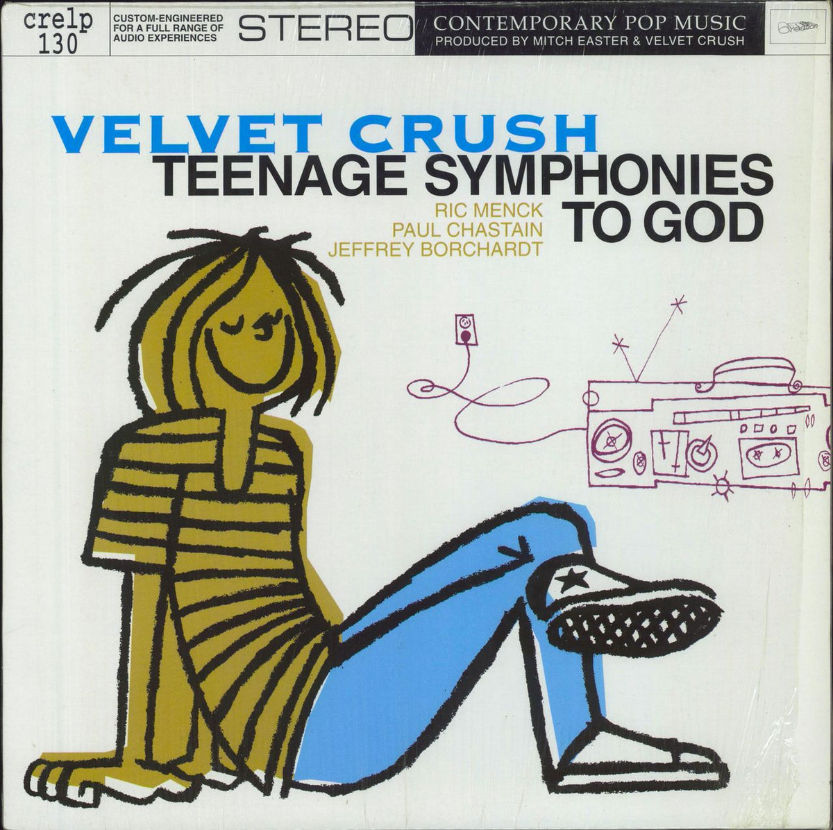 Velvet Crush Teenage Symphonies To God - EX UK Vinyl LP 