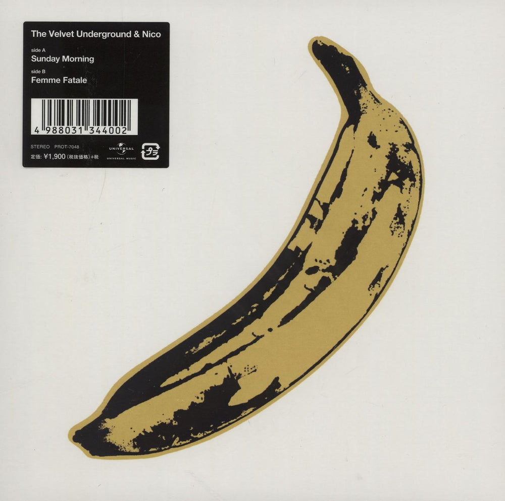 Velvet Underground Sunday Morning / Femme Fatale Japanese 7" vinyl single (7 inch record / 45) PROT-7048