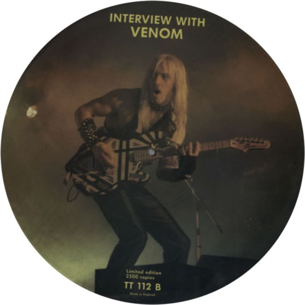 Venom Interview With Venom UK picture disc LP (vinyl picture disc album) TT112