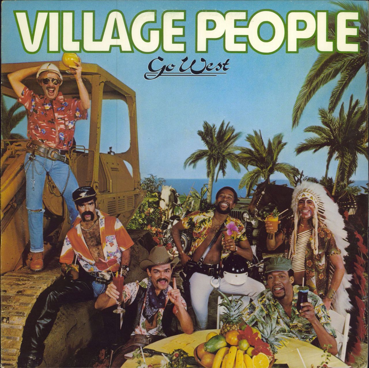 Village People Go West Swedish vinyl LP album (LP record) DS4042