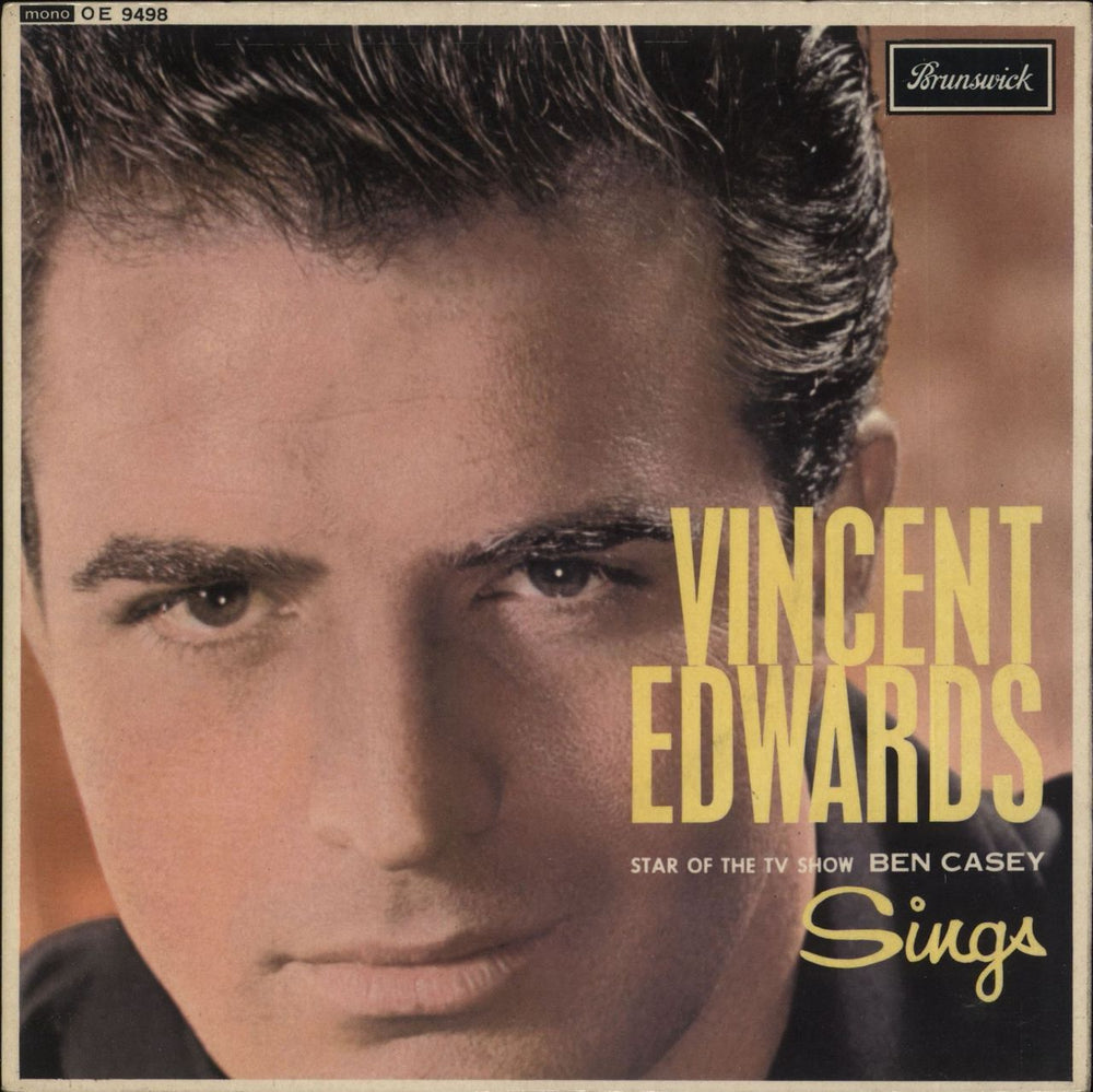 Vincent Edwards Vincent Edwards Sings UK 7" vinyl single (7 inch record / 45) OE9498