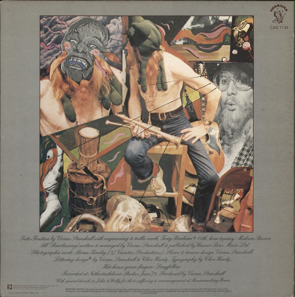 Vivian Stanshall Sir Henry At Rawlinson End UK vinyl LP album (LP record)