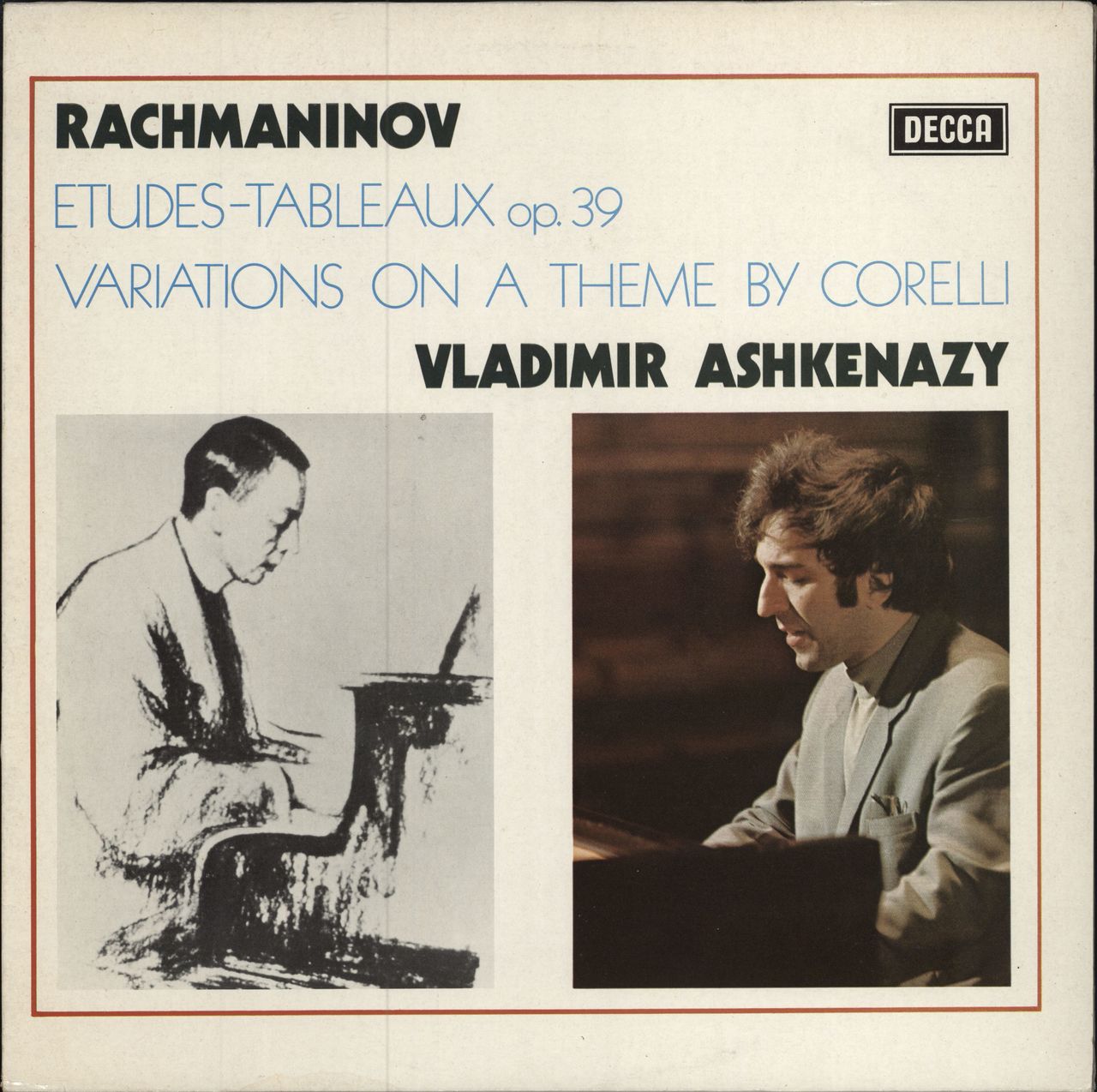Vladimir Ashkenazy Rachmaninov: Études-Tableaux, Op.39 / Variations On a Theme By Corelli, Op.42 UK vinyl LP album (LP record) SXL6604