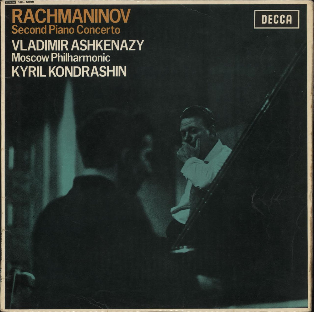 Vladimir Ashkenazy Rachmaninov: Piano Concerto No. 2 Opus 18 / Etudes-Tableaux Nos. 1, 2 & 5 UK vinyl LP album (LP record) SXL6099