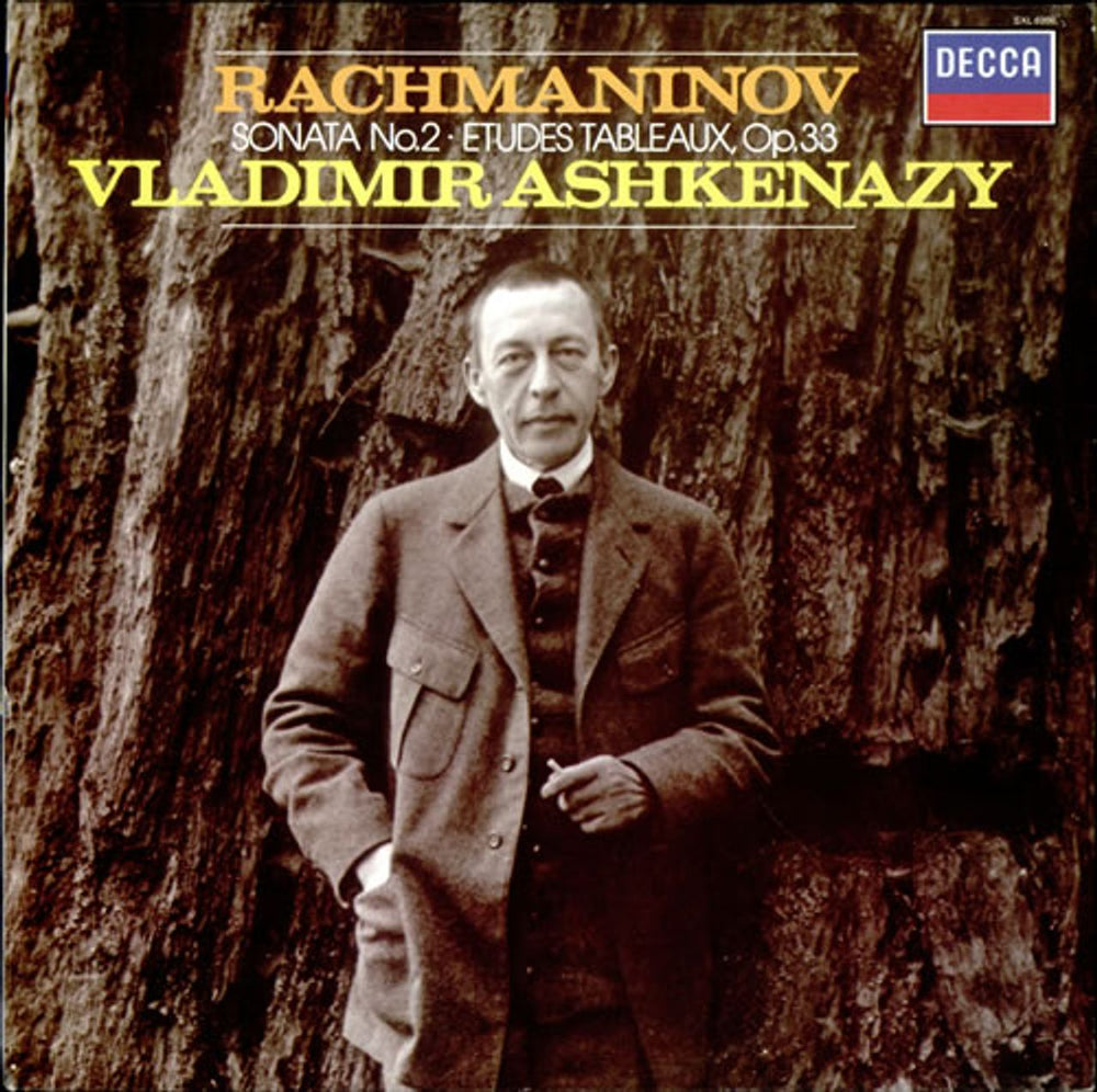 Vladimir Ashkenazy Rachmaninov: Sonata No. 2 / Etudes Tableaux, Op. 33 UK vinyl LP album (LP record) SXL6996