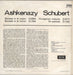 Vladimir Ashkenazy Schubert: Piano Works - 2nd UK vinyl LP album (LP record)
