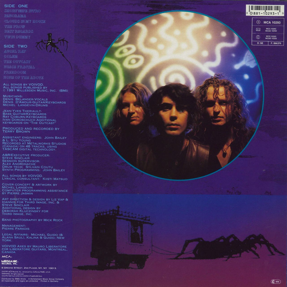 Voivod Angel Rat German vinyl LP album (LP record) 008811029319