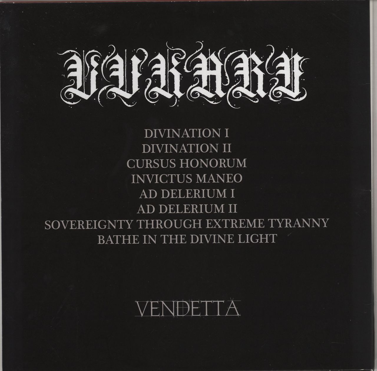 Vukari Divination German vinyl LP album (LP record)