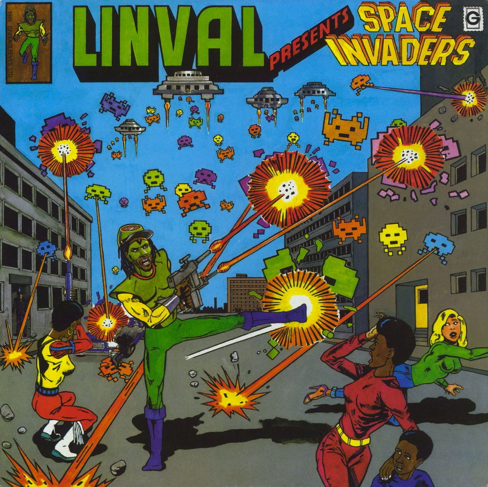 Wailing Souls Space Invaders UK 2-LP vinyl record set (Double LP Album) GREL2105