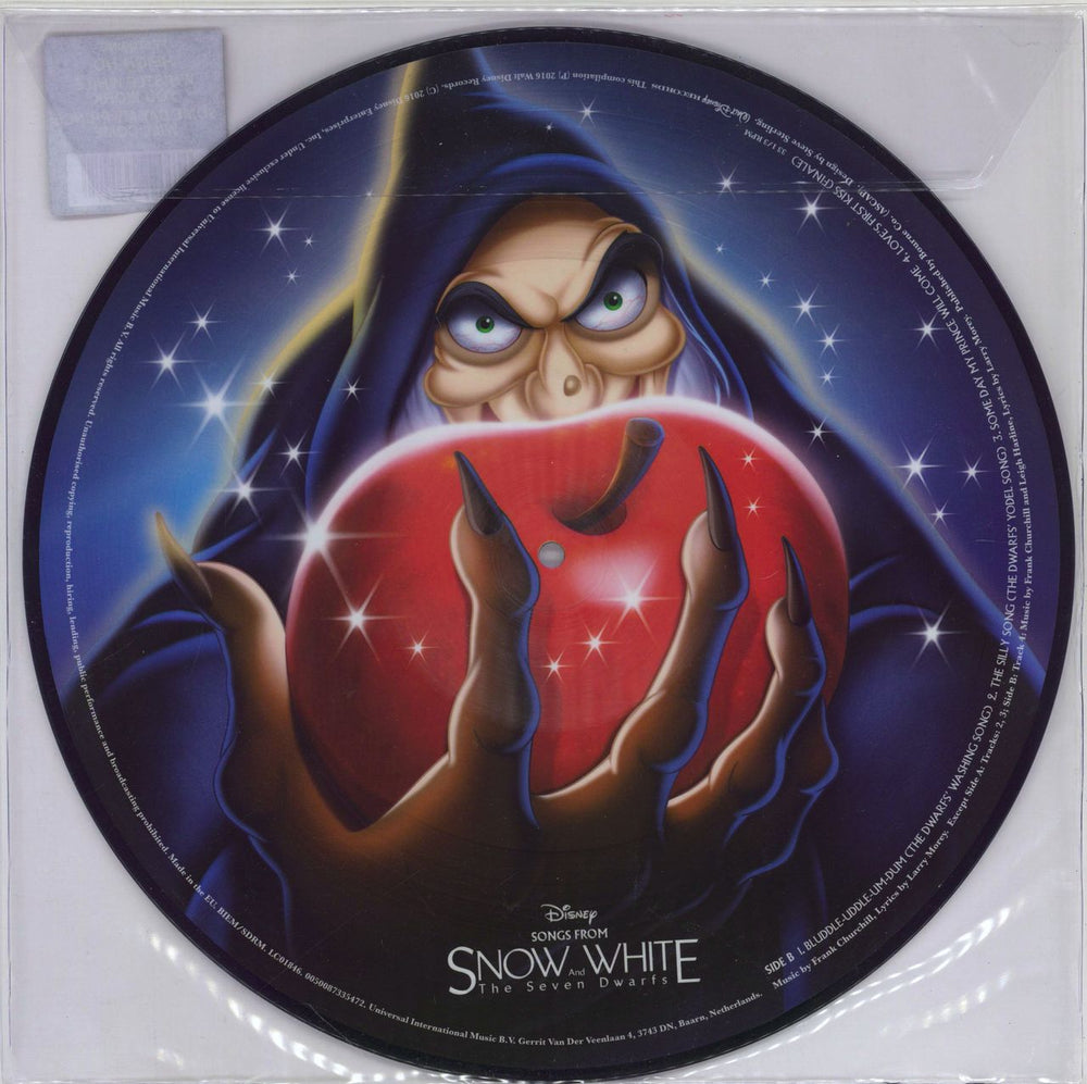 Walt Disney Songs From Snow White and The Seven Dwarfs US picture disc LP (vinyl picture disc album)