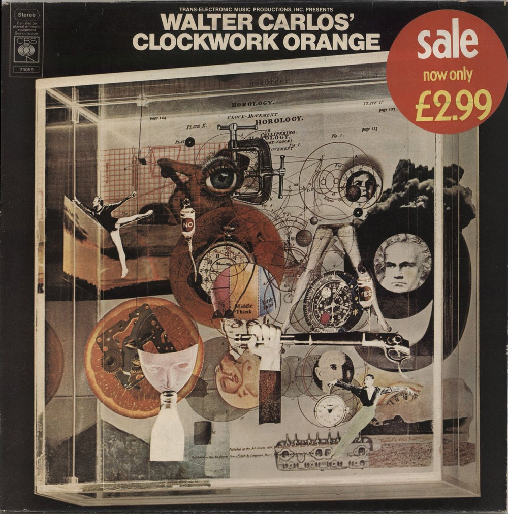 Walter Carlos Walter Carlos' Clockwork Orange - stickered UK vinyl LP album (LP record) 73059