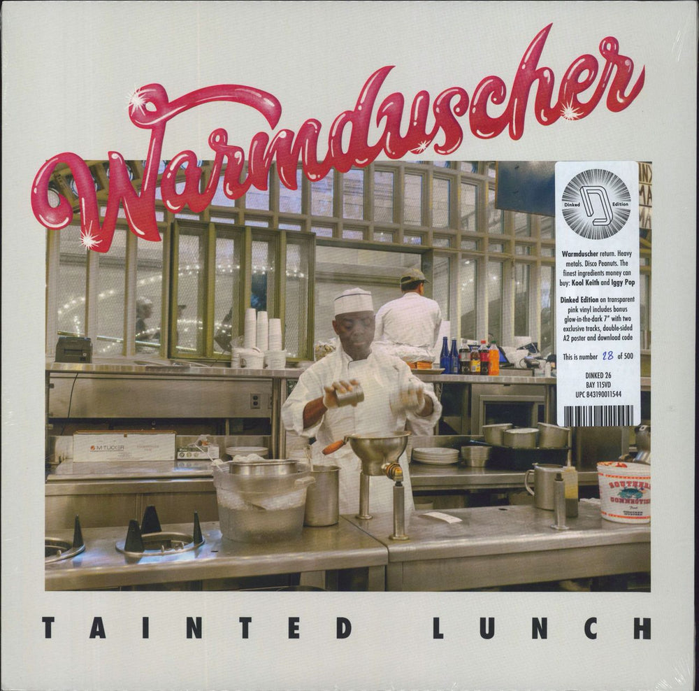 Warmduscher Tainted Lunch: Dinked Edition - Pink Vinyl + Bonus 7" - Sealed UK vinyl LP album (LP record) 6G4LPTA830267