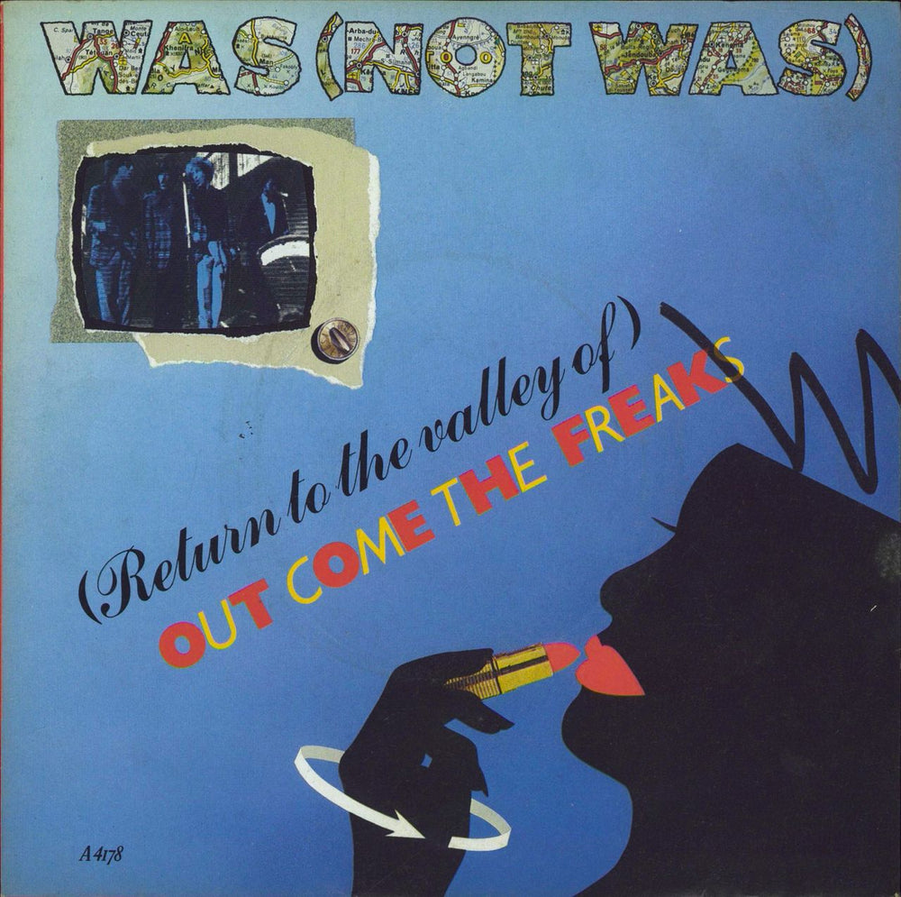 Was (Not Was) Out Come The Freaks - Solid + Sleeve UK 7" vinyl single (7 inch record / 45) A4178
