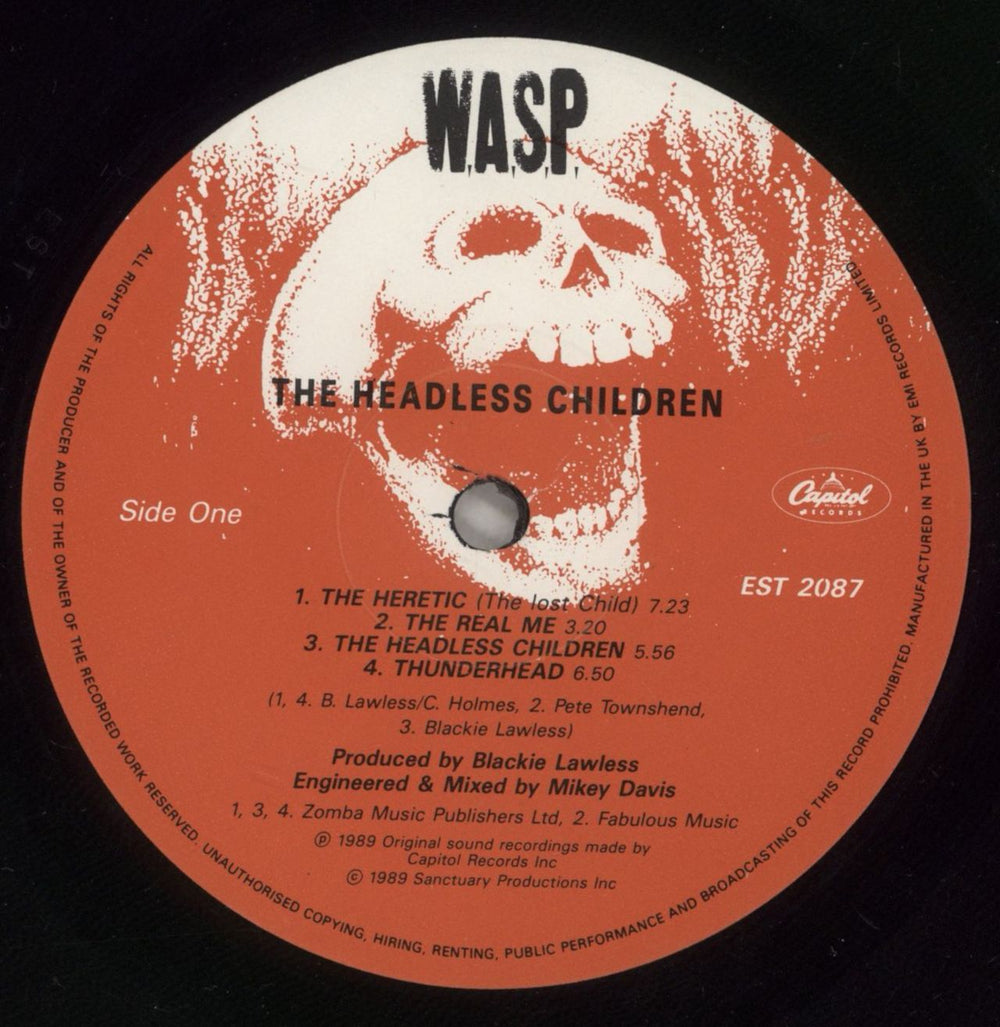 WASP The Headless Children - 2 Stickered Sleeve UK vinyl LP album (LP record) WASLPTH244372
