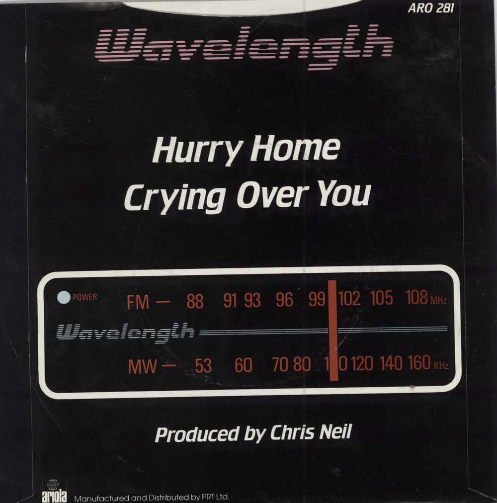 Wavelength Hurry Home UK 7" vinyl single (7 inch record / 45) 4B507HU784634