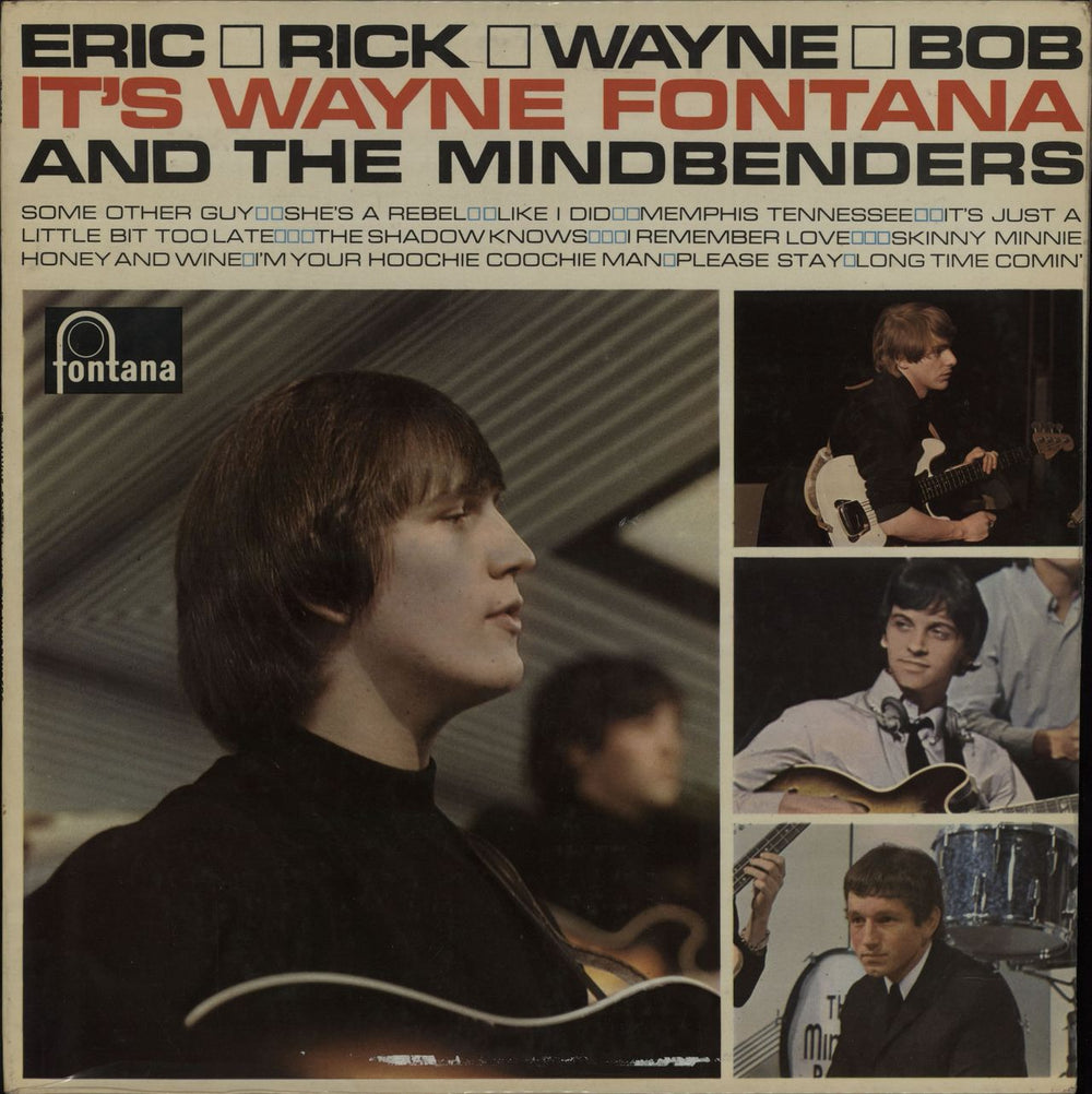 Wayne Fontana And The Mindbenders Eric, Rick, Wayne & Bob - EX UK vinyl LP album (LP record) TL5257