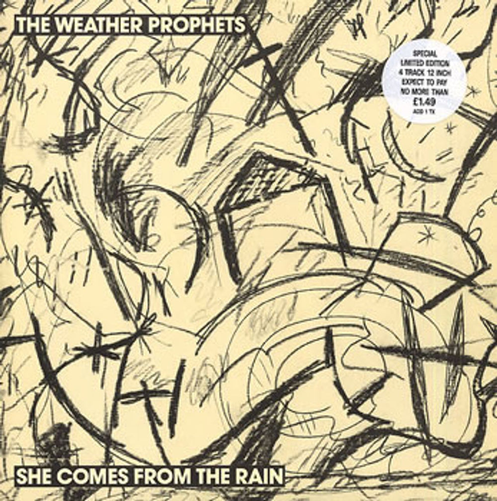 Weather Prophets She Comes From The Rain UK 12" vinyl single (12 inch record / Maxi-single) ACID1TX