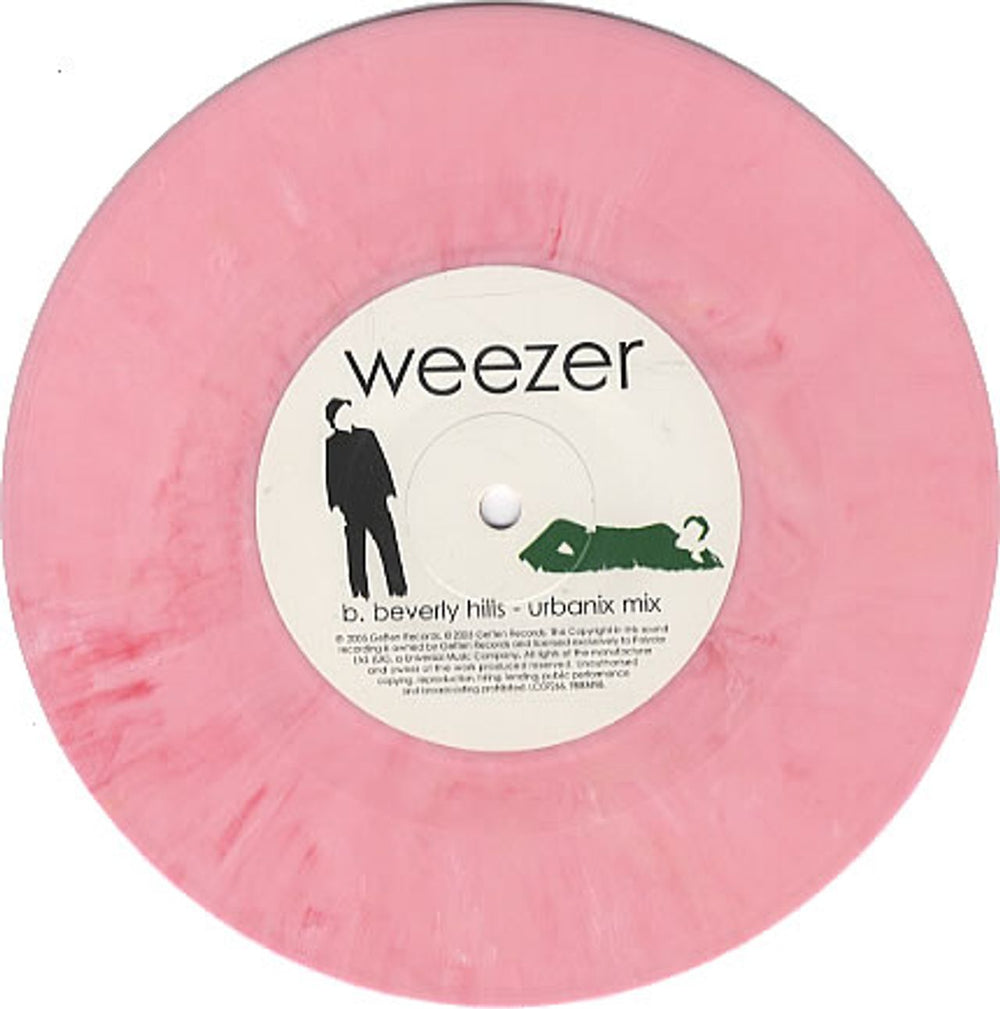 Weezer We Are All On Drugs - Pink Vinyl UK 7