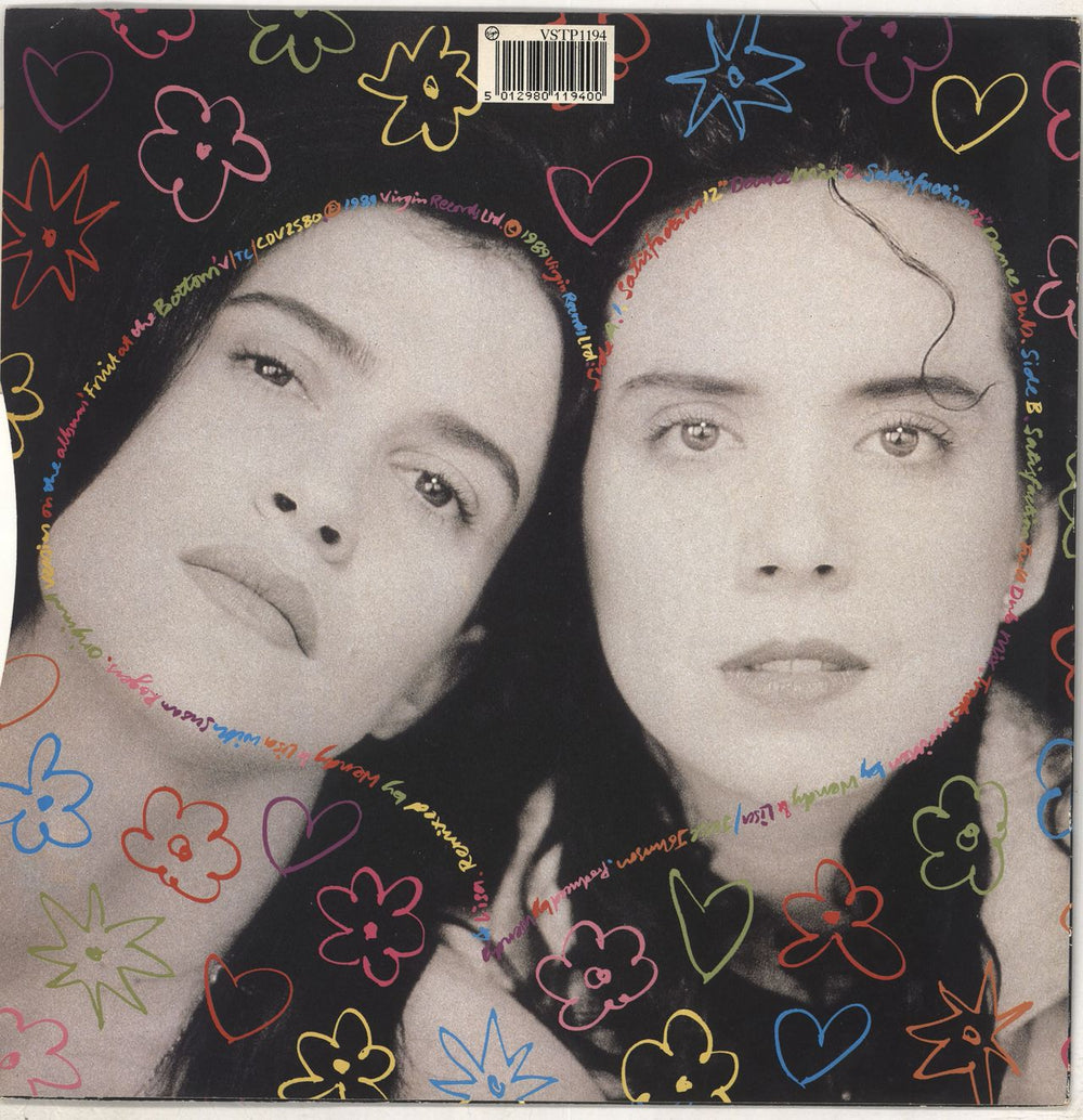 Wendy & Lisa Satisfaction + Poster UK 12" vinyl single (12 inch record / Maxi-single) 5012980119400