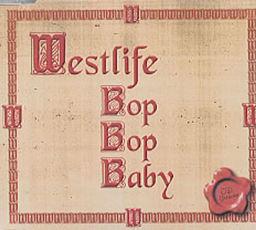 Westlife Bop Bop Baby UK Promo CD single (CD5 / 5") BOP BOP01