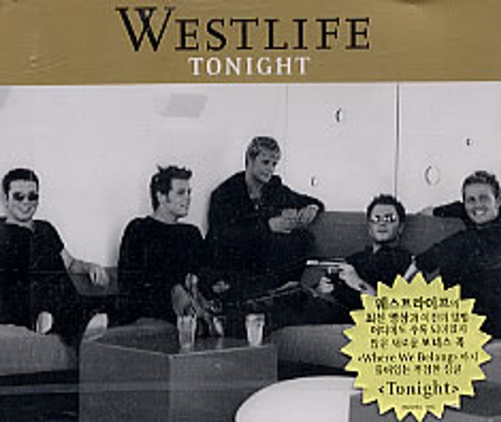 Westlife Tonight Korean CD single (CD5 / 5") BMGRD1560