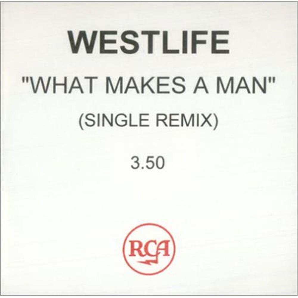 Westlife What Makes A Man UK Promo CD-R acetate CD ACETATE