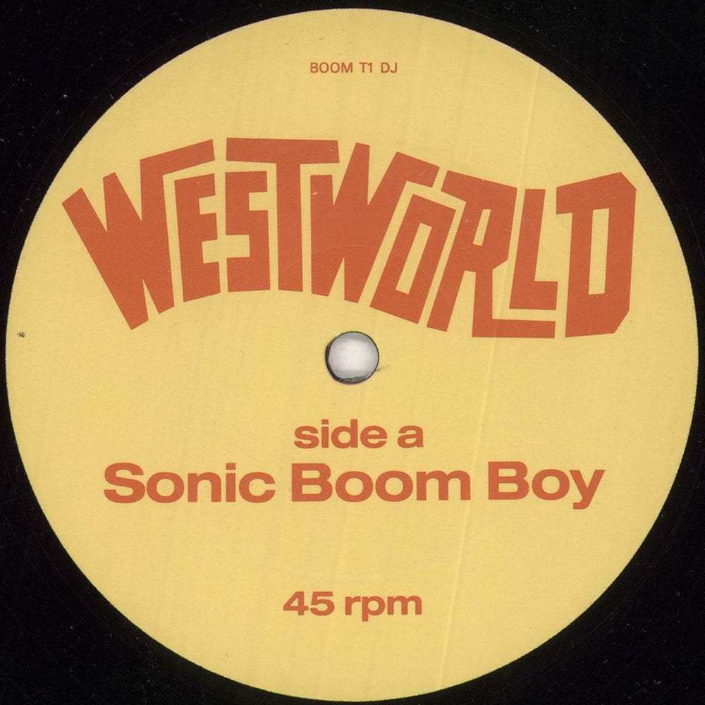 Westworld Sonic Boom Boy German Promo 12" vinyl single (12 inch record / Maxi-single)