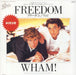 Wham Freedom Japanese 7" vinyl single (7 inch record / 45) 07.59-315