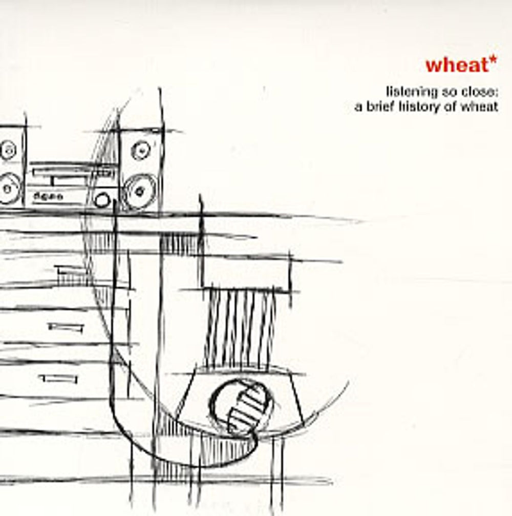 Wheat Listening So Close: A Brief History Of Wheat US Promo CD single (CD5 / 5") CSK-58221