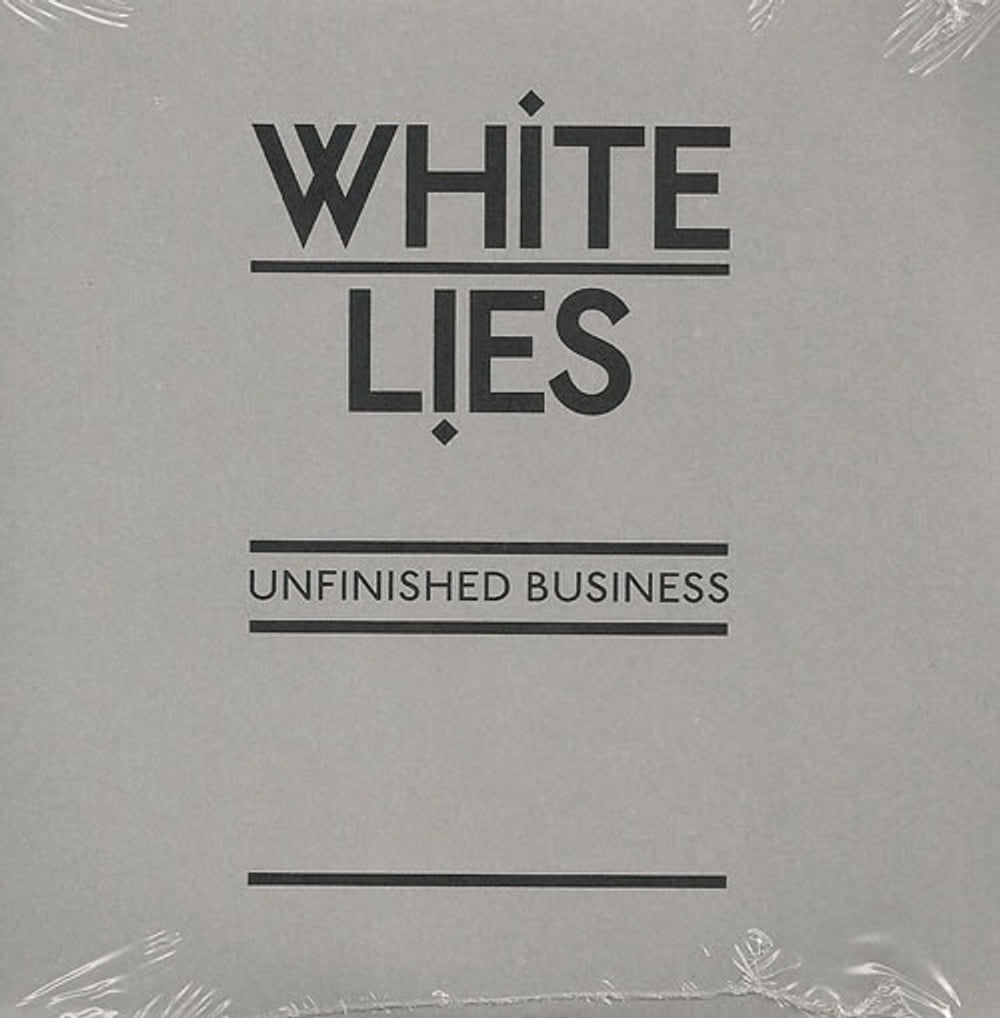 White Lies Unfinished Business US Promo CD single (CD5 / 5") GEFR12459-2