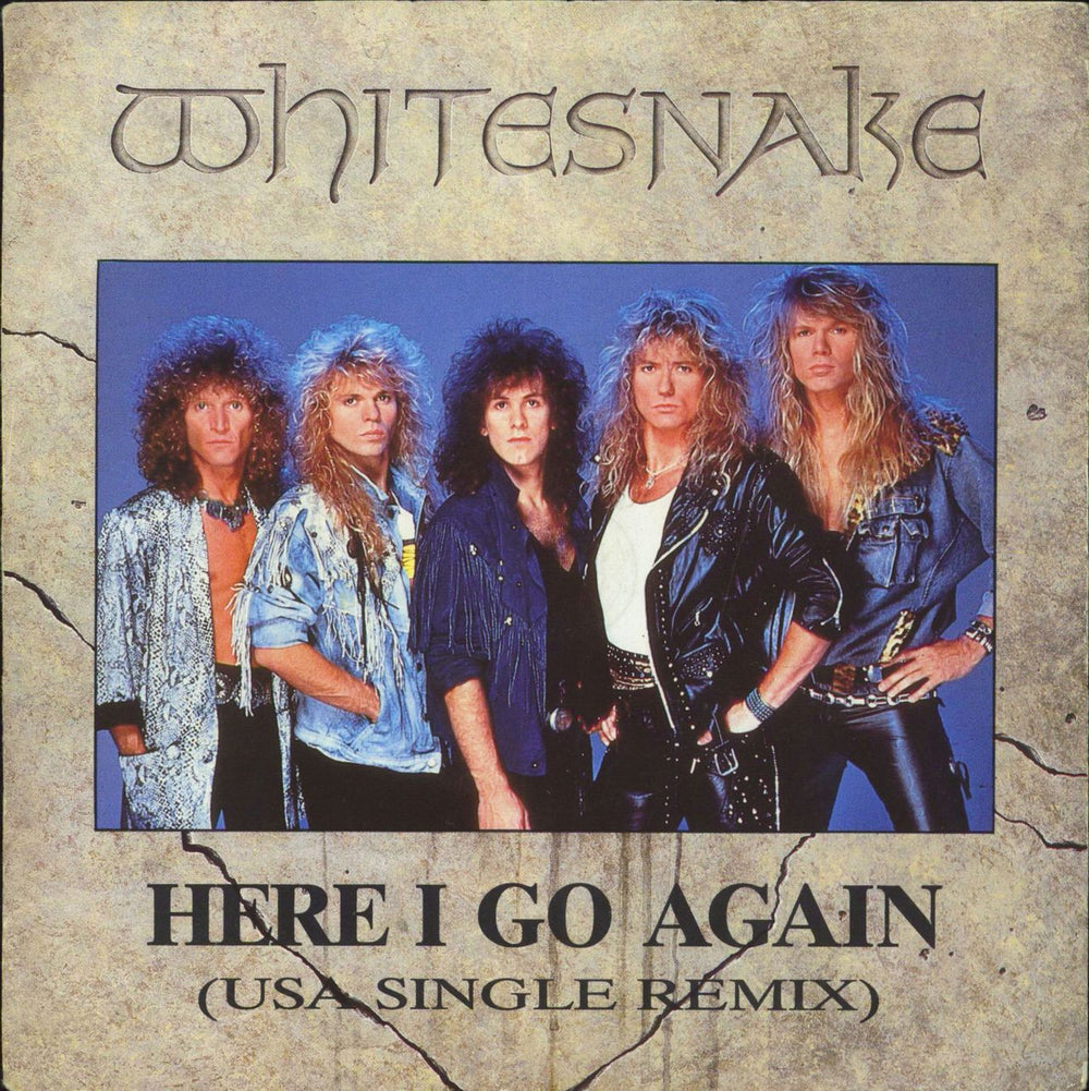 Whitesnake Here I Go Again - inj UK 7" vinyl single (7 inch record / 45) EM35