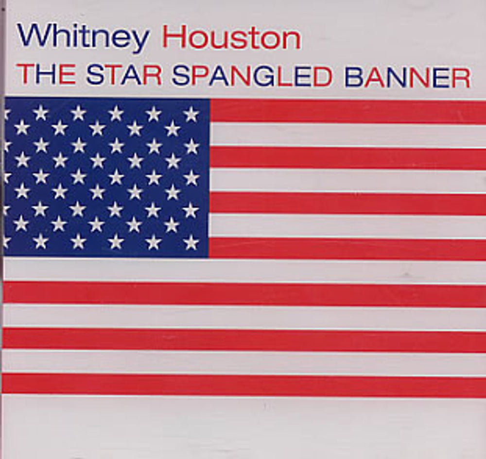 Whitney Houston The Star Spangled Banner US Promo CD single (CD5 / 5") ARPCD-5053