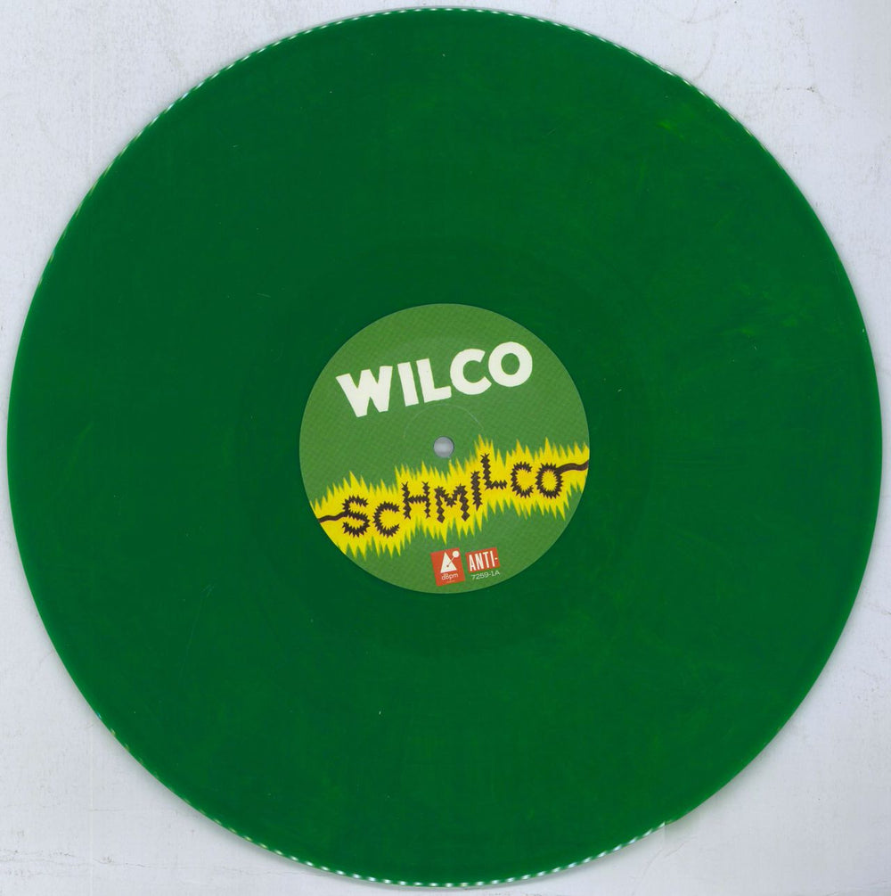 Wilco Schmilco - Green Vinyl UK vinyl LP album (LP record) WLCLPSC820792