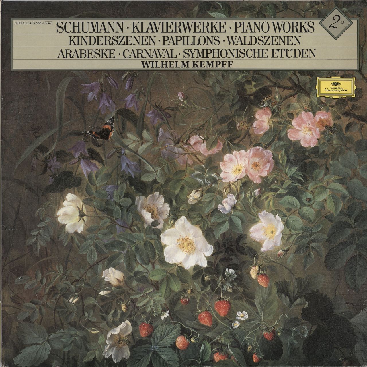 Wilhelm Kempff Schumann: Klavierwerke German 2-LP vinyl record set (Double LP Album) 413538-1