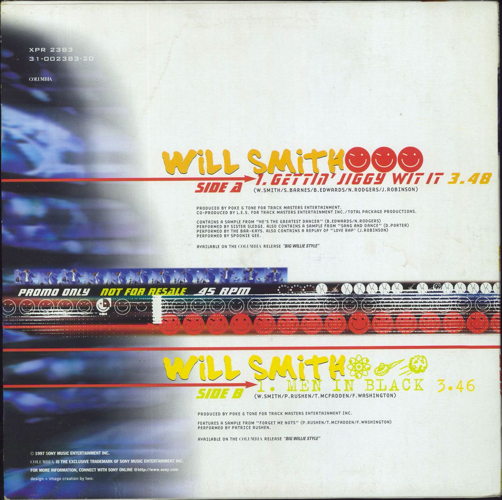 Will Smith Gettin' Jiggy Wit It UK Promo 12" vinyl single (12 inch record / Maxi-single)